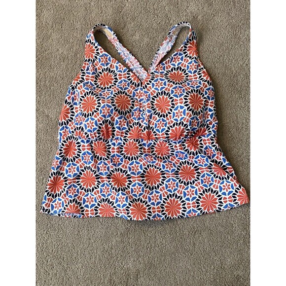 Lands' End Other - Lands End Tankini Top Geometric 90’s Style Size 20W Petite